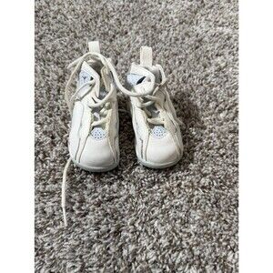 Jordan Baby Toddler White Sneakers Size 4C Lace Up